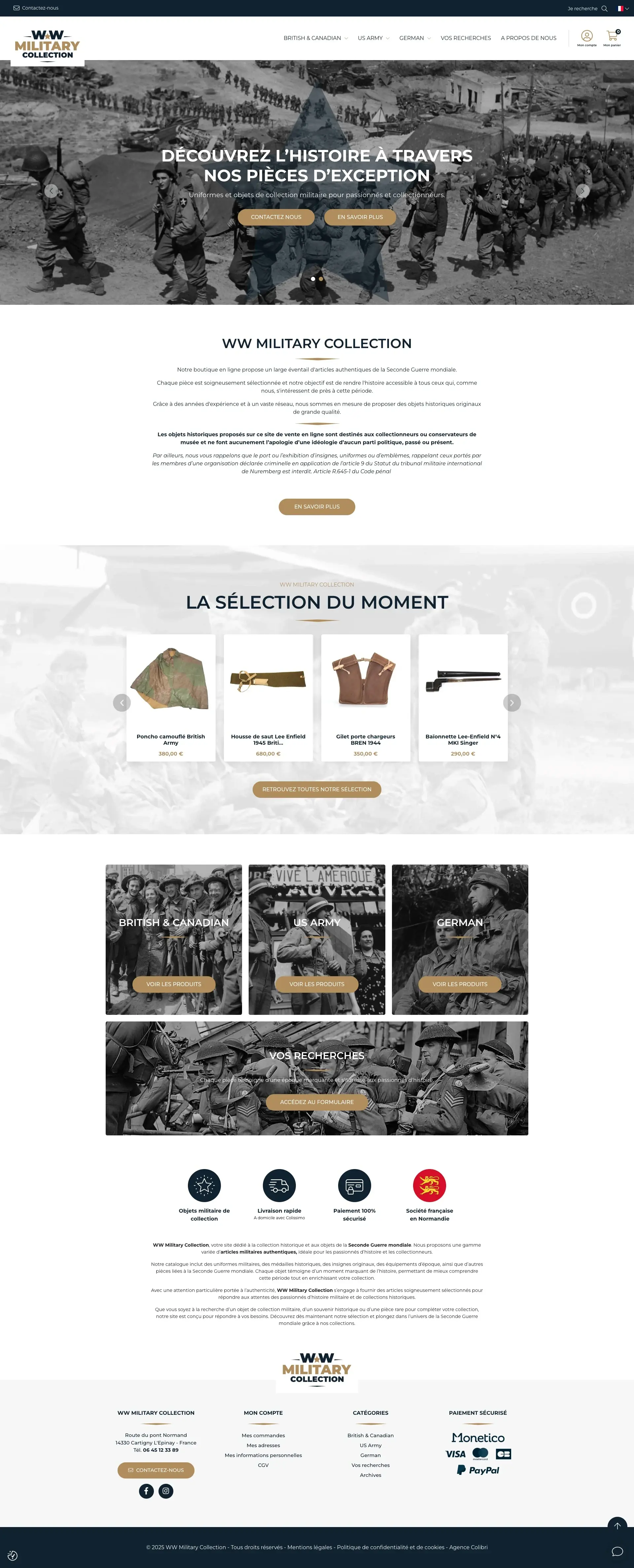 accueil military collection large