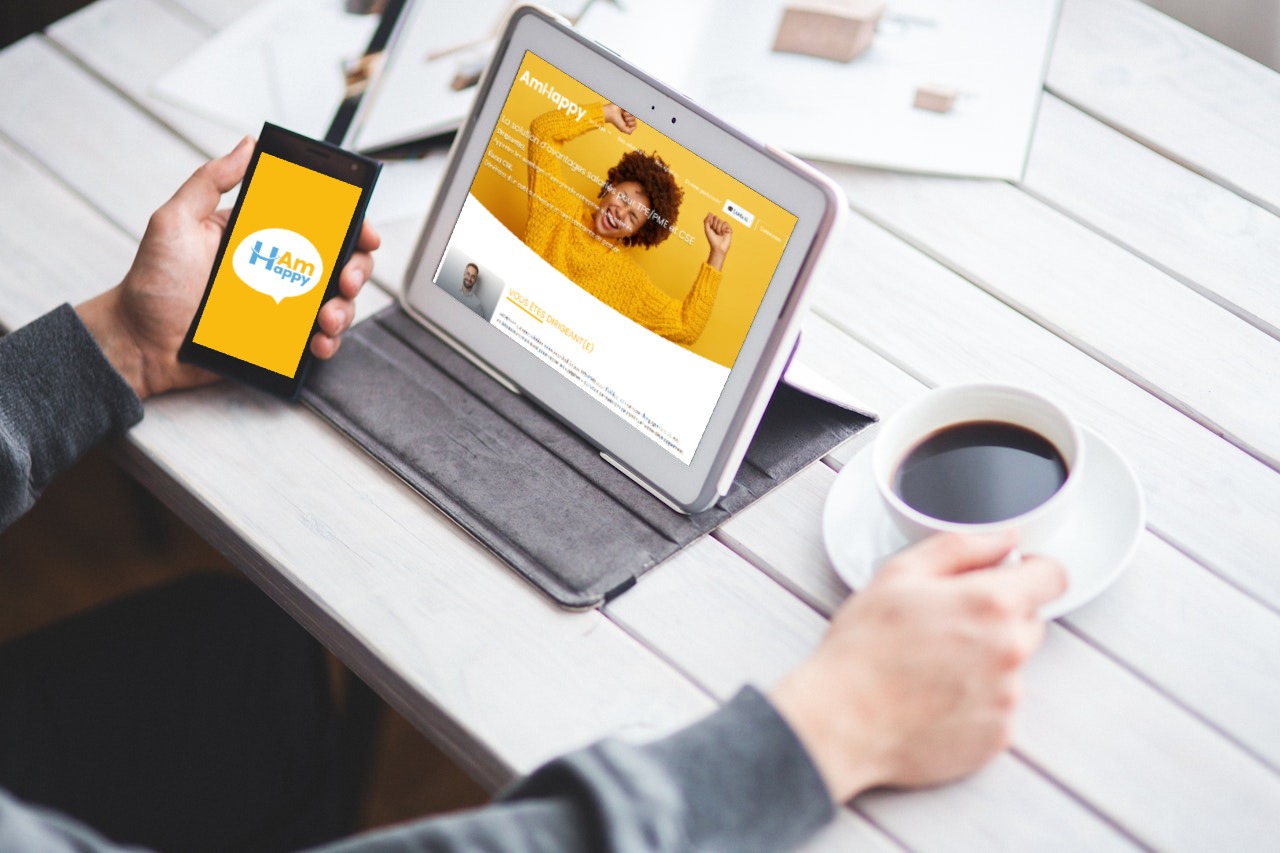 Application mobile sur-mesure AmHappy
