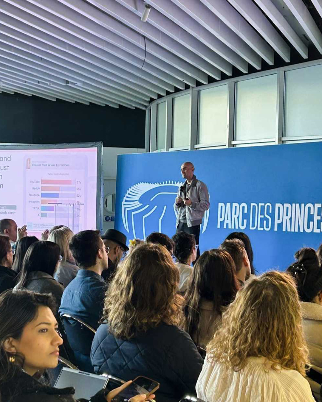 L&rsquo;équipe au SEO SUMMIT 2026 au PARC DES PRINCES !