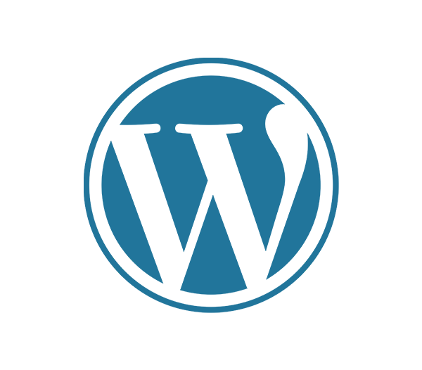Logo wordpress bleu